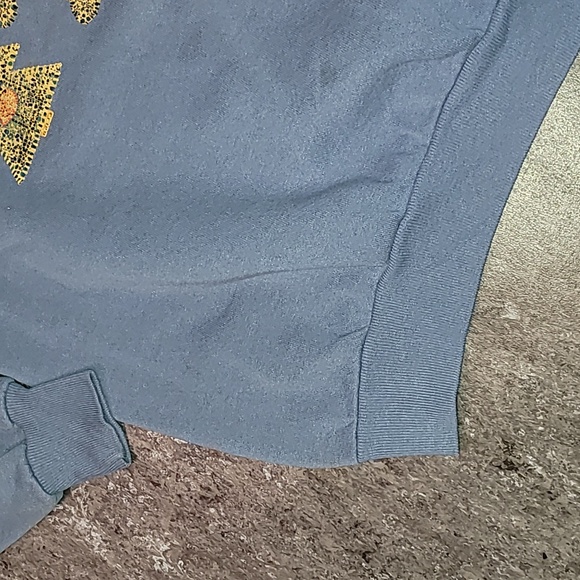 Made in USA. 90s. Morning Sun. Christmas Bear. Crewneck w/collar. Women's Large - Picture 8 of 15